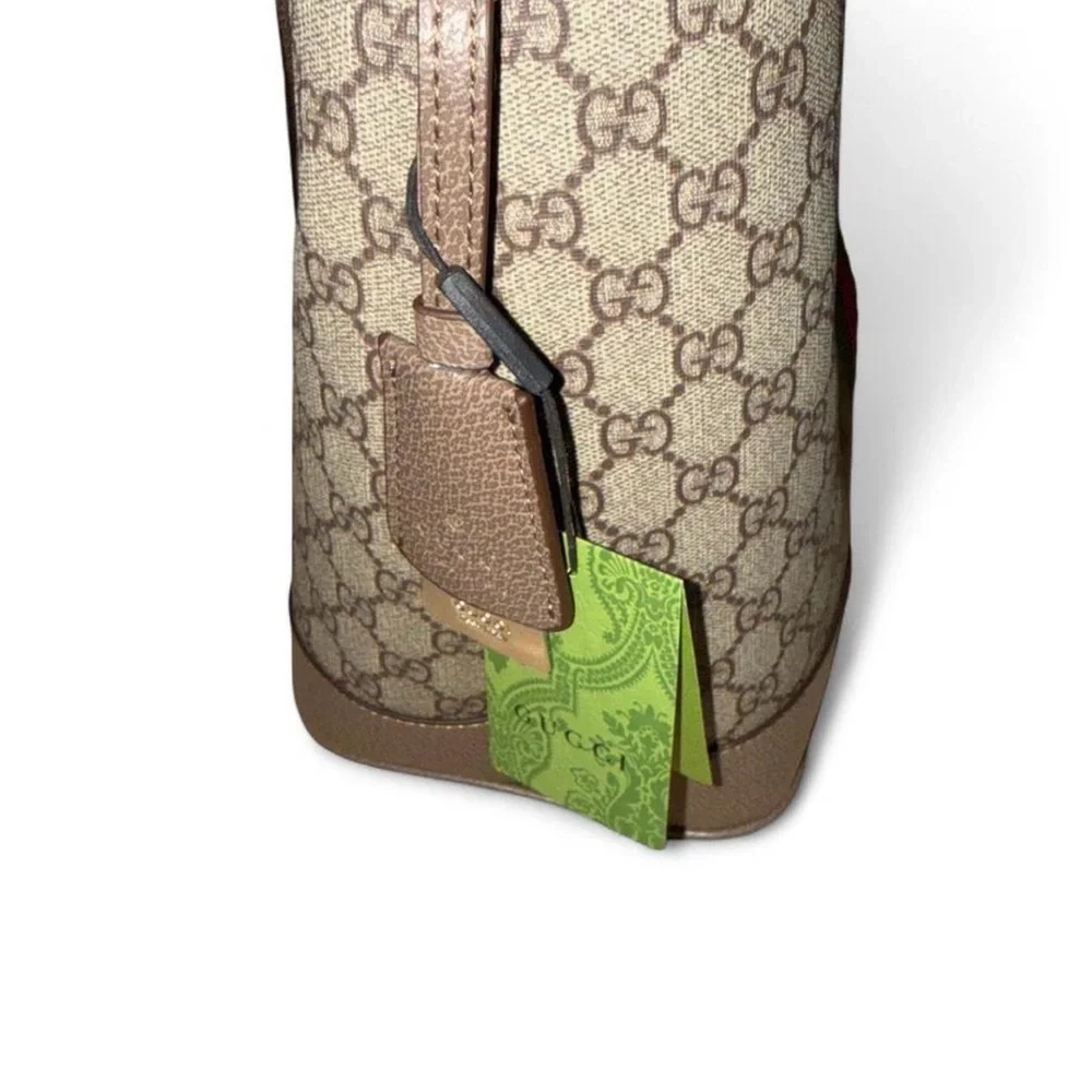 Gucci GG Supreme Ophidia Large Open Shoulder Bag - Picture 6 of 9